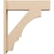 Ekena Millwork 7 1/2-in W x 28-in D x 32-in H Balboa Block Rough Cedar Woodgrain TimberThane Outlooker, Primed Tan OUTUR075X28X32BOA44RCPR - alternate 6